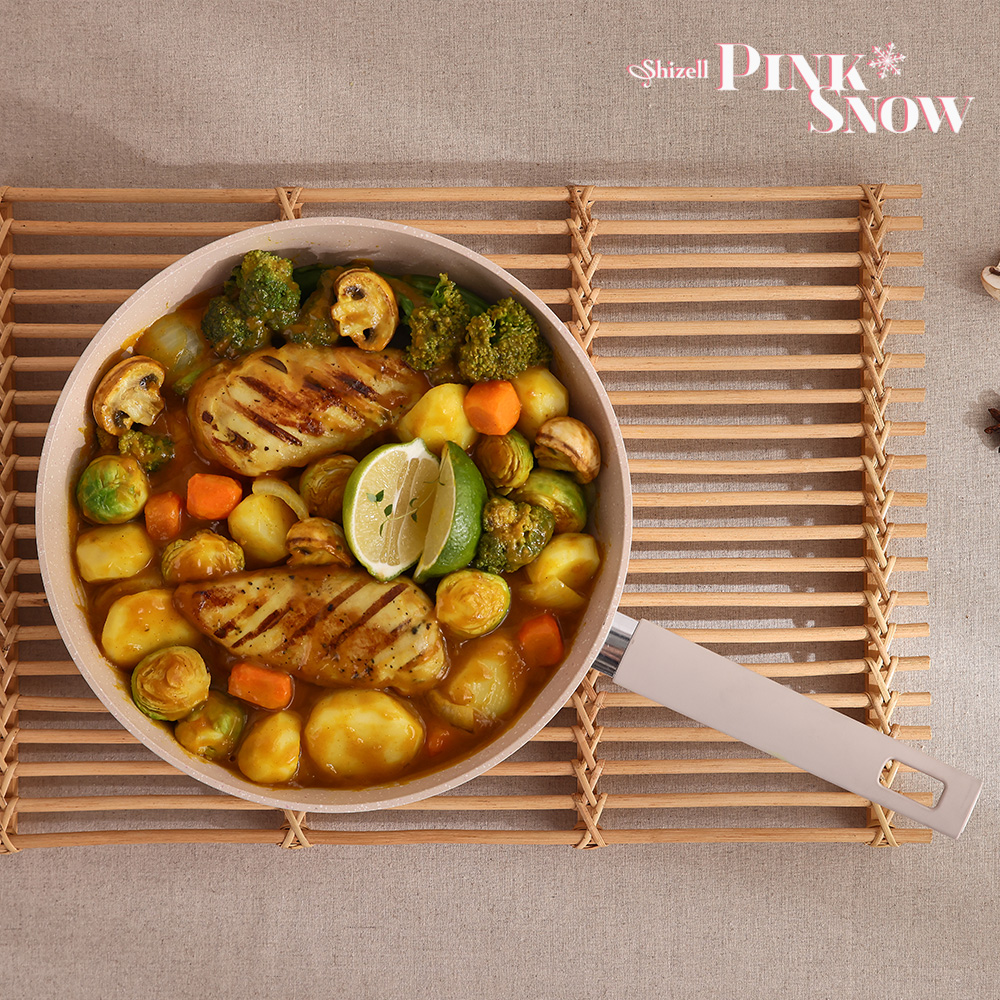 쉬젤 핑크스노우 IH 궁중팬_28cm