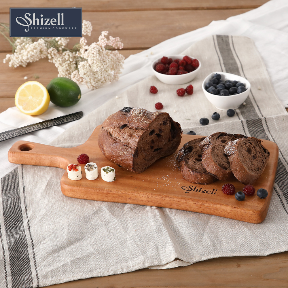 엘레강스 통원목 웨이브핸들도마 (400*200*20mm)