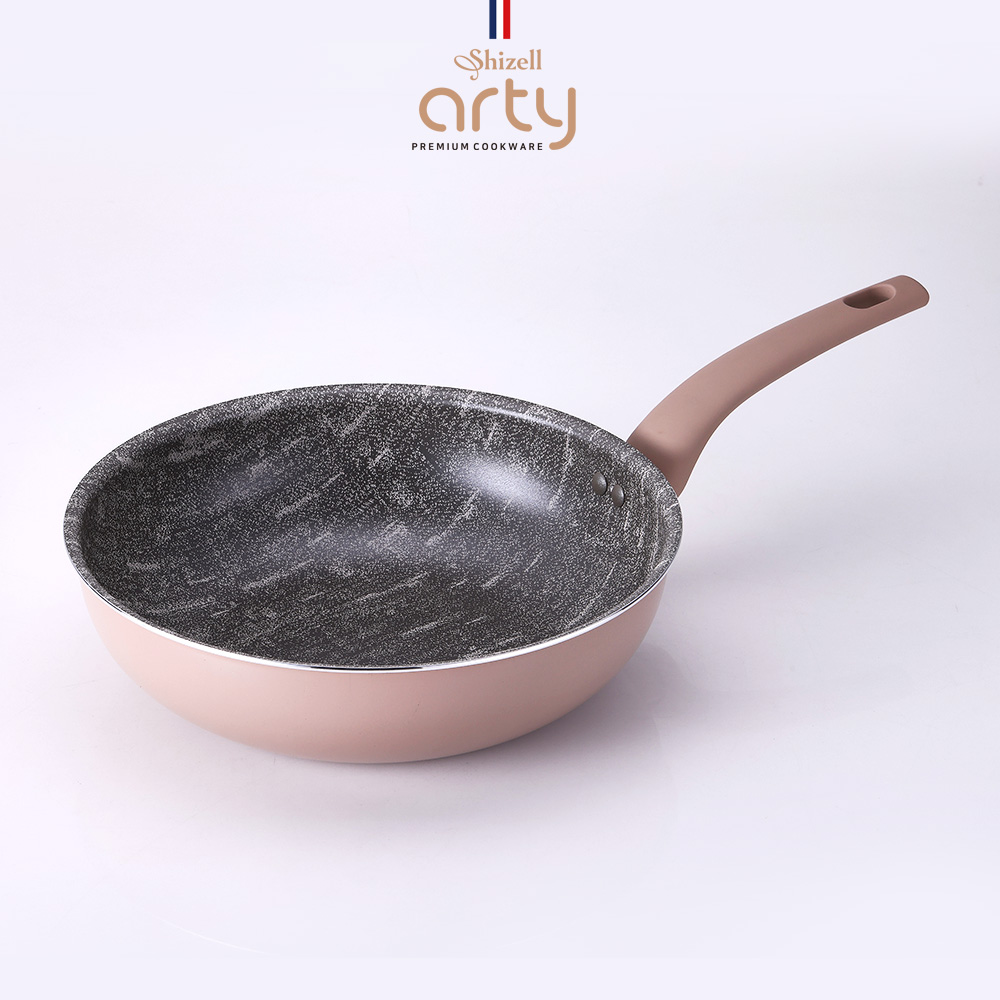 쉬젤 아티 패턴그라니 IH 궁중팬+유리커버세트_28cm