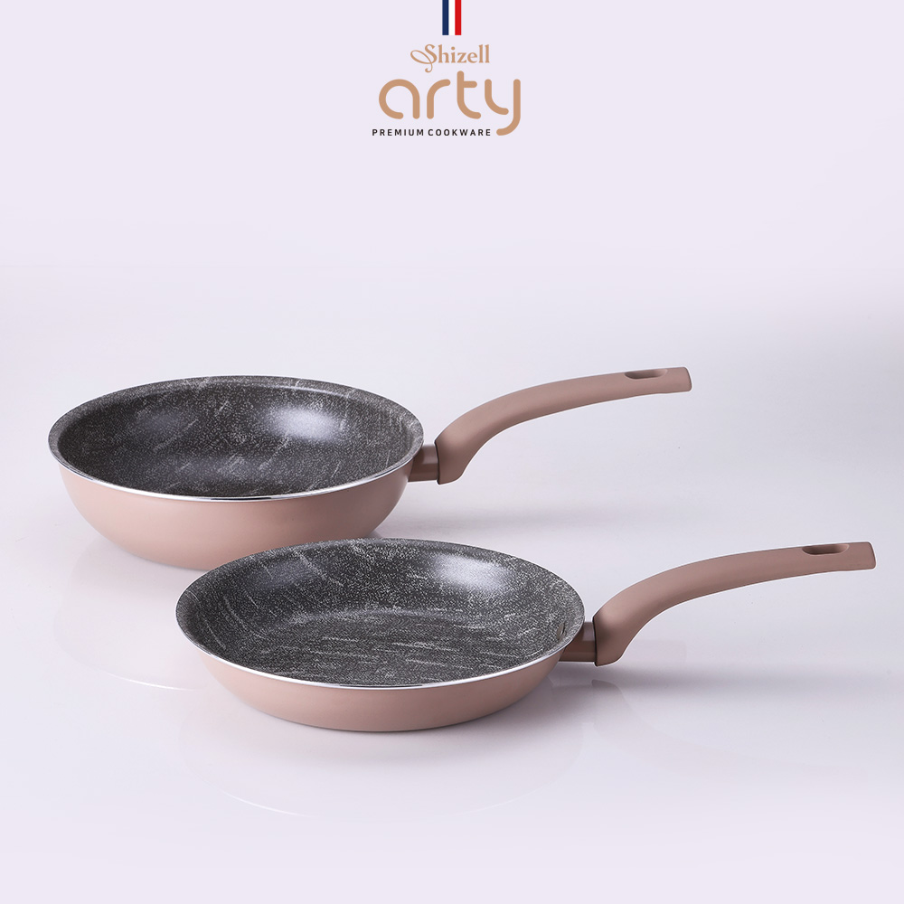 쉬젤 아티 패턴그라니 IH프라이팬 2종세트 B_프라이팬24, 궁중팬24