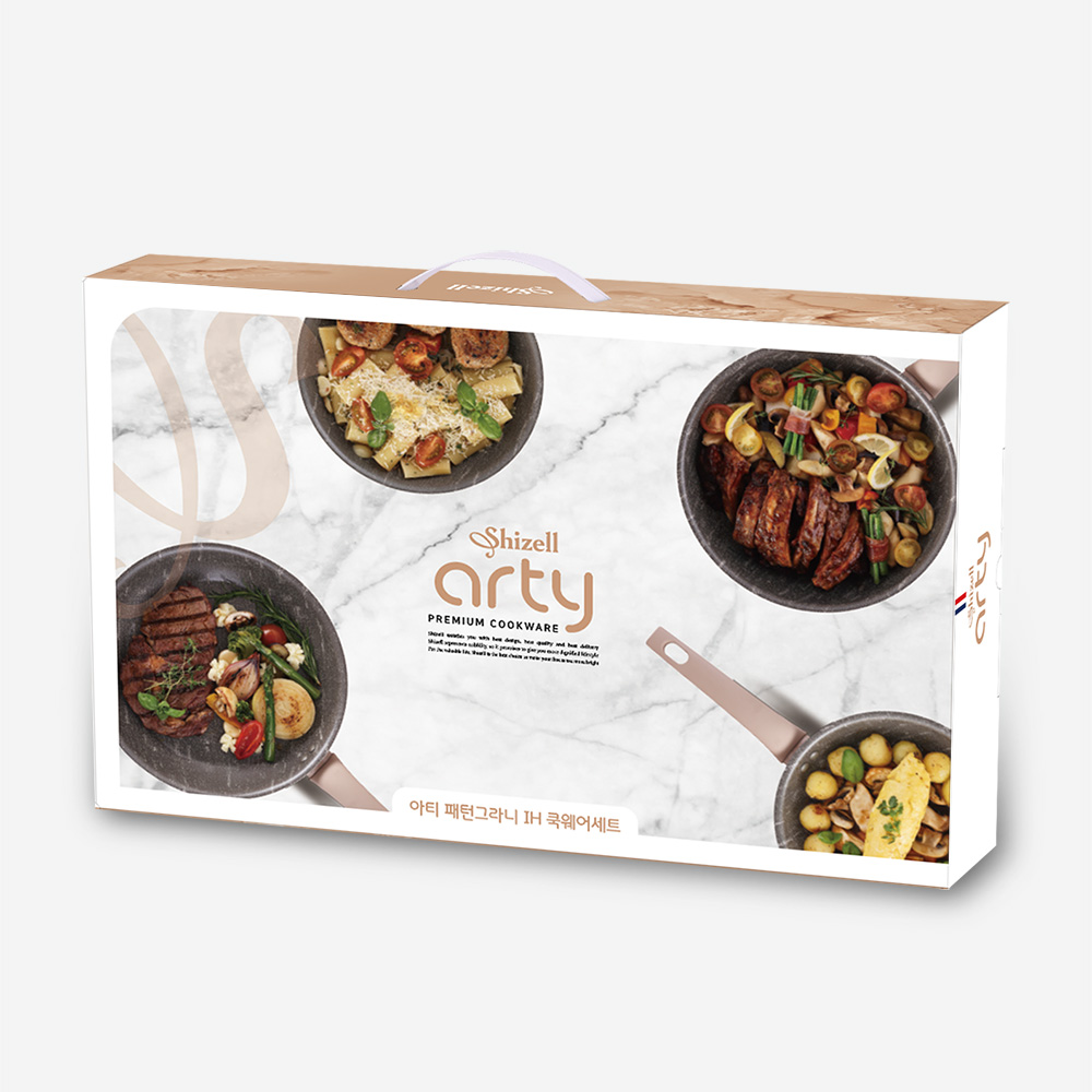 쉬젤 아티 패턴그라니 IH프라이팬 3종세트 A_프라이팬20/28, 궁중팬28