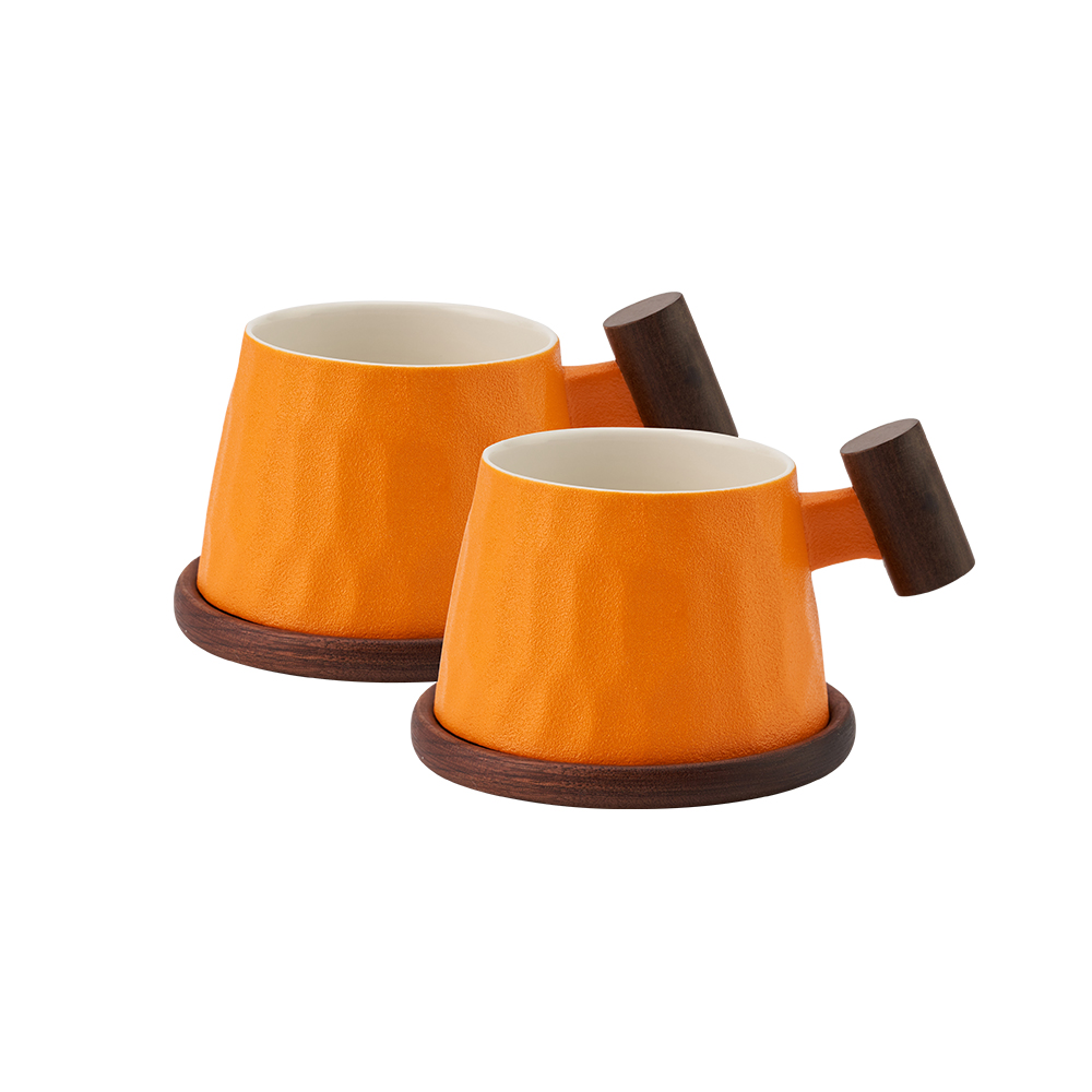 티로직 계수나무 200ml 머그, 코스터 2인 세트