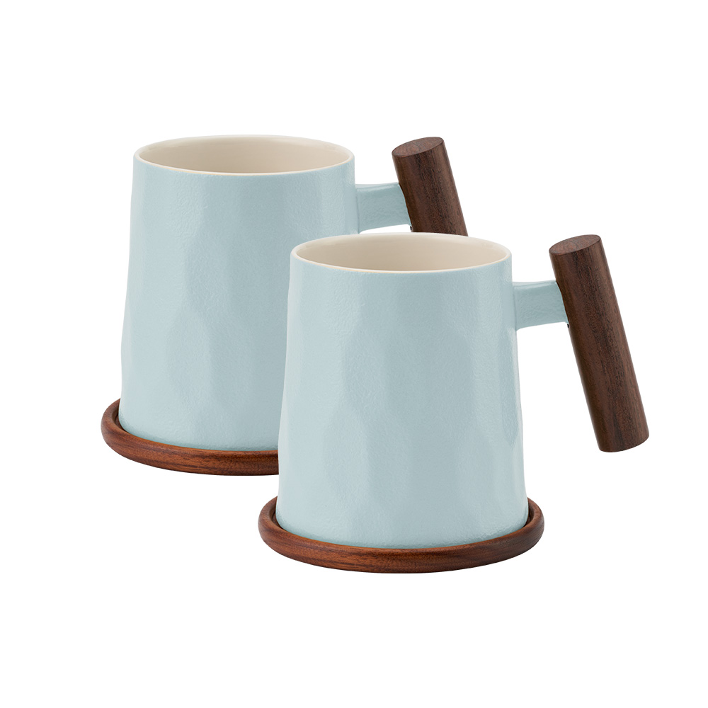 티로직 계수나무 450ml 머그 리드 2개세트