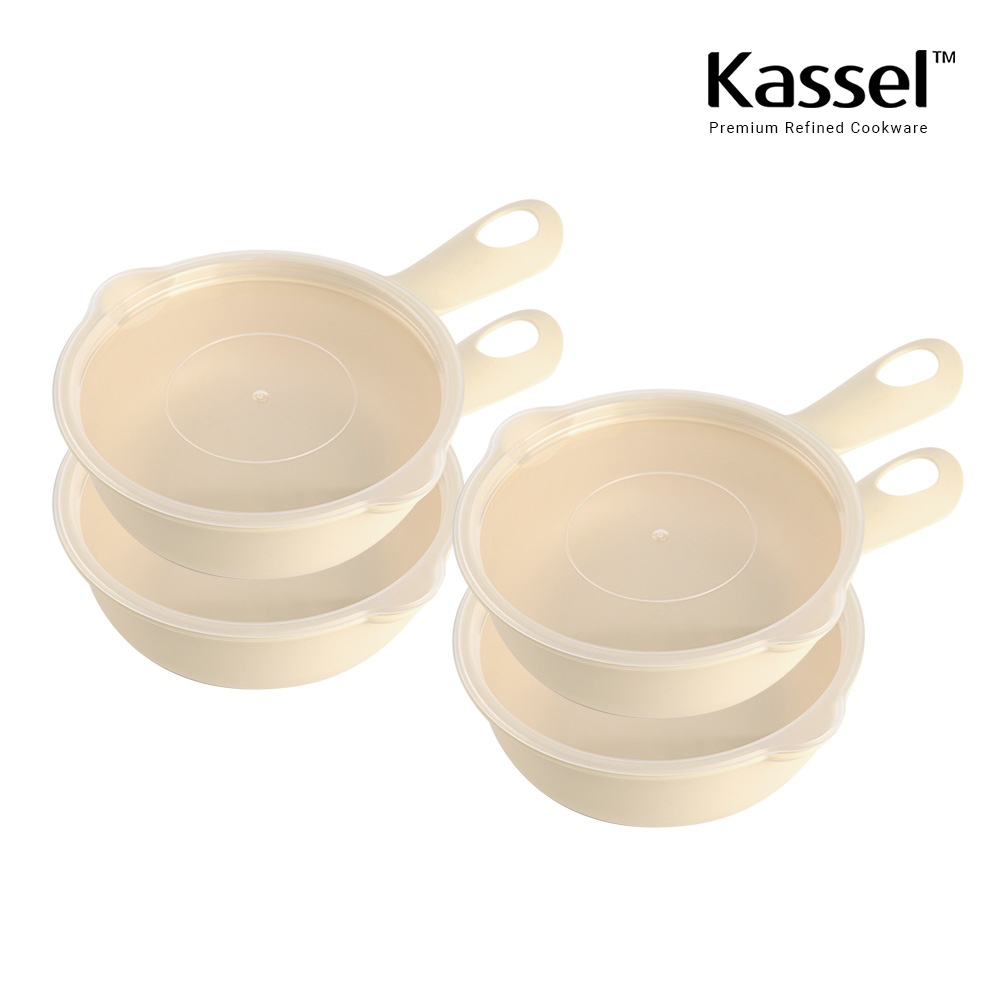 카셀 퓨어린 다용도 손잡이 용기 500ml 8p세트 (아이보리/그레이)