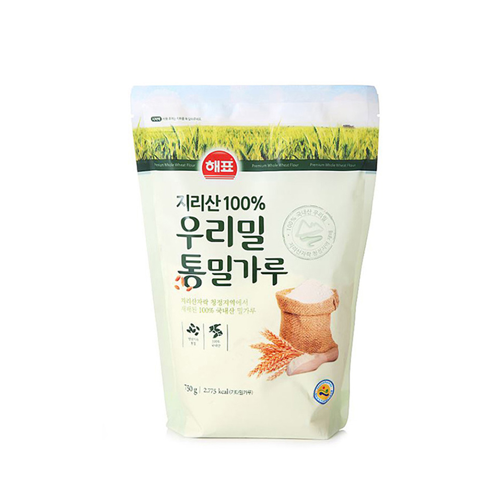 [해표]우리밀통밀가루 750g
